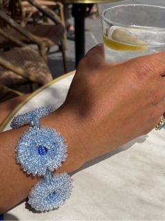 A little blue on the wrist