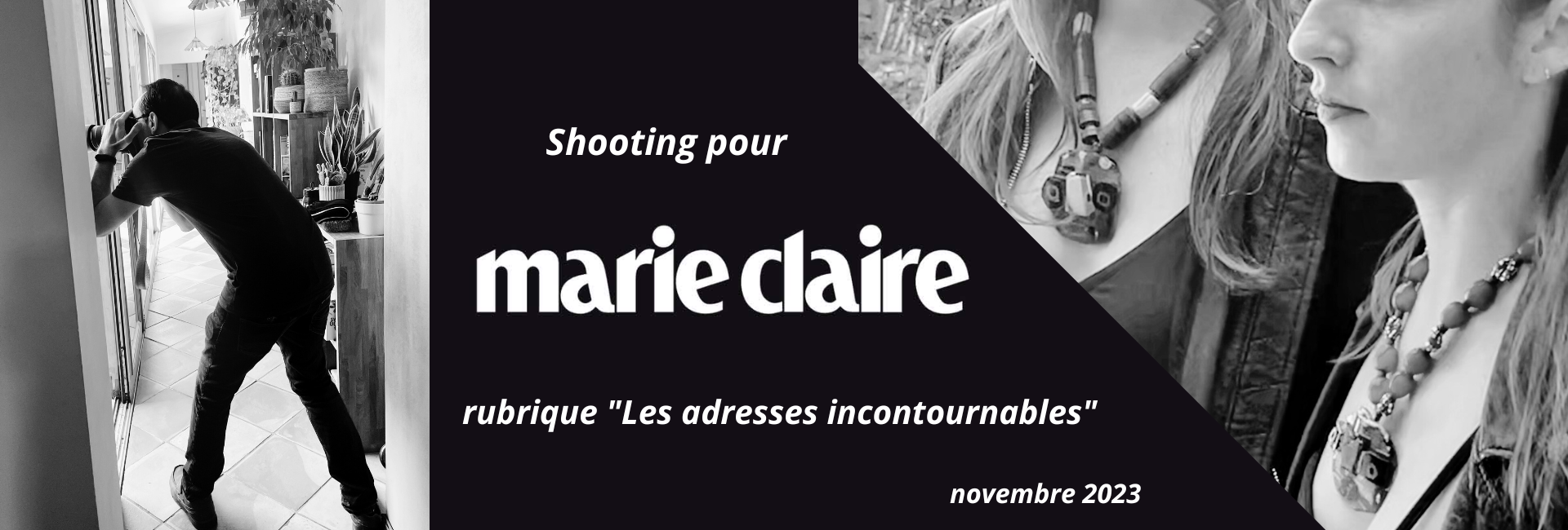 Laurence de Liencourt créations publiée dans "MARIE CLAIRE"